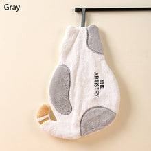 Load image into Gallery viewer, Cute Cartoon Cat Hand Towel Super Absorbent Microfiber Coral Fleece Kitchen Towel High-efficiency Tableware Cleaning Cloth Tools for Child