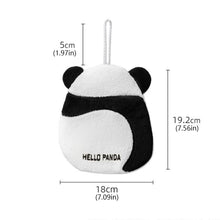 Load image into Gallery viewer, Cute Cartoon Panda Hand Towel Super Absorbent Microfiber Coral Fleece Kitchen Handkerchief High-efficiency Tableware Cleaning Dishcloth Tools for Child