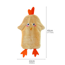 Load image into Gallery viewer, Cute Cartoon Chicken Hand Towel Super Absorbent Microfiber Coral Fleece Kitchen Handkerchief High-efficiency Tableware Cleaning Dishcloth Tools for Child