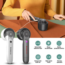 Load image into Gallery viewer, USB Rechargeable Electric Lint Remover Fluff Pellets Cut Fuzz Pellet Trimmer Machine Portable Sweater Shaver Fuzz Spooling Machine Pellets Removal Cutter