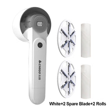 Load image into Gallery viewer, USB Rechargeable Electric Lint Remover Fluff Pellets Cut Fuzz Pellet Trimmer Machine Portable Sweater Shaver Fuzz Spooling Machine Pellets Removal Cutter