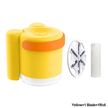 Load image into Gallery viewer, USB Rechargeable Electric Lint Remover with Roll Fluff Pellets Cut Fuzz Pellet Trimmer Machine Portable Sweater Shaver Fuzz Spooling Machine Pellets Removal Cutter