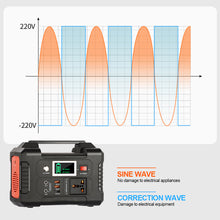 Load image into Gallery viewer, 200-240V 200W Solar Generator 40800mAh Portable Power Station Pure Sine Wave for Home Car Drone Laptops