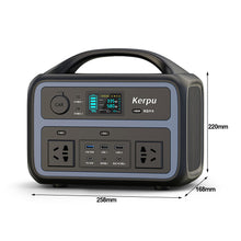 Load image into Gallery viewer, 200-240V 600W EU 600Wh Portable Power Station Pure Sine Wave for Home Outdoor Car Drone Laptops Solar Generator Charging