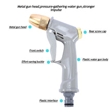 Load image into Gallery viewer, Car Washing Gun Wash Spray Sprinkler for Garden High Pressure Water Gun Water Sprayer Watering Hose Nozzle Sprinkler Foam Tool
