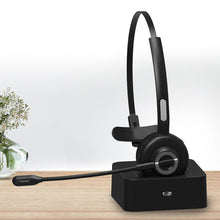 Load image into Gallery viewer, M97 5.0 Headset Wireless Over-Head CVC6.0 Noise Canceling Headphones with Microphone with charging base for Trucker/Driver