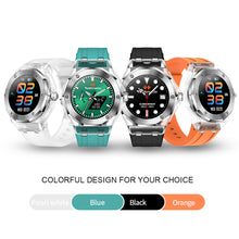 Load image into Gallery viewer, TK19 Smart Watch Men Ice Transparent Case Bluetooth Call Music Playback 4 Games 3M Waterproof Sport Smartwatch Android Ios