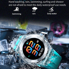Load image into Gallery viewer, TK19 Smart Watch Men Ice Transparent Case Bluetooth Call Music Playback 4 Games 3M Waterproof Sport Smartwatch Android Ios