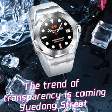 Load image into Gallery viewer, TK19 Smart Watch Men Ice Transparent Case Bluetooth Call Music Playback 4 Games 3M Waterproof Sport Smartwatch Android Ios