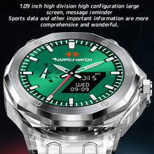 Load image into Gallery viewer, TK19 Smart Watch Men Ice Transparent Case Bluetooth Call Music Playback 4 Games 3M Waterproof Sport Smartwatch Android Ios