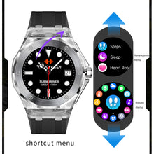 Load image into Gallery viewer, TK19 Smart Watch Men Ice Transparent Case Bluetooth Call Music Playback 4 Games 3M Waterproof Sport Smartwatch Android Ios