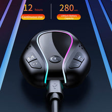 Load image into Gallery viewer, GR07 Wireless-compatible 5.3 Audio Receiver Car Kit Hands-free Call Card Mp3 Player With Colorful Led Backlight Adapter