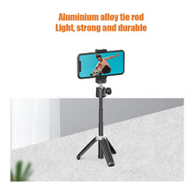 Load image into Gallery viewer, Mini Compact Portable Telescopic Tripod Can Be Rotated 360 Degrees Handheld Portable Bracket Desktop Tripod
