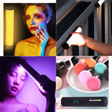 Load image into Gallery viewer, RGB Full-color Ambient Light For Outdoor Photography And Camera Hand-held Magnetic Suction Stick Light Lighting LED Fill Light