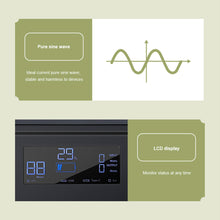 Load image into Gallery viewer, 200-240V 600W EU 600Wh Portable Power Station Pure Sine Wave for Home Outdoor Car Drone Laptops Solar Generator Charging