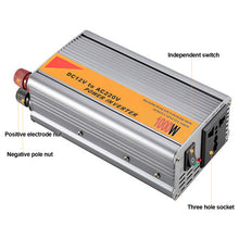 Load image into Gallery viewer, 1000W Car Modified Sine Wave Sinewave Inverter Power Car Micro Converter Transformer Inverter DC 12V To AC 220V Voltage Converter