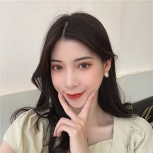 Load image into Gallery viewer, Temperamental Simple Geometric Shell Ear Studs Earrings Versatile Alloy Ear Studs Women Jewelry Accessories
