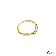 Load image into Gallery viewer, Fashion Personalized Ring Gold Silver Alloy Non-adjustable Ring Niche Simple Jewelry Accessory for Women