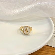 Load image into Gallery viewer, Retro Niche Gold Tulip Flower Ring Fashion Opening Adjustable Alloy Ring Women Jewelry Accessory