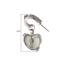 Load image into Gallery viewer, Split Love Diamond Necklace Ring Earring Fashion Creative Alloy Love Necklace Ring Earring Jewelry Gift