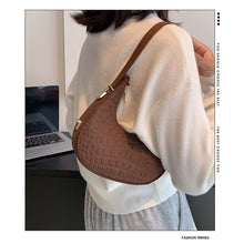 Load image into Gallery viewer, Fashion Niche Crescent Bag Shoulder Bag Versatile Felt Cloth Armpit Bag Women Handbag Shoulder Bag