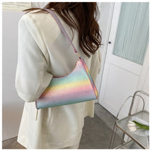 Load image into Gallery viewer, Fashion Simple Women Sequin Shoulder Bag Armpit Bag Versatile Portable PU Leather Handbag Shoulder Bag