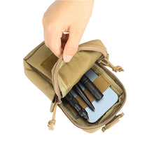 Load image into Gallery viewer, Molle Tactical Shoulder Strap Sundries Bags For Backpack Accessory Pack Key Flashlight Phone Pouch Molle Outdoor Camping EDC Tools Bag