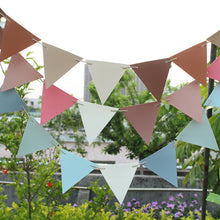 Load image into Gallery viewer, Outdoor Camping Flag PU Leather Decoration Tent Triangle Equipment Flags Nail Rope Bag Pole Hanging Strap