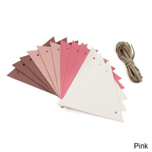 Load image into Gallery viewer, Outdoor Camping Flag PU Leather Decoration Tent Triangle Equipment Flags Nail Rope Bag Pole Hanging Strap