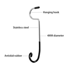 Load image into Gallery viewer, Portable Camping Light Pole Hook Stainless Steel Tent Pole Lamp Hook Camping Equipment Hunting Fishing Lantern Hanger