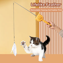 Load image into Gallery viewer, 3 In 1 Pet Hair Removal Comb Cat Teaser Interactive Toy with Red Laser Pointer for Cats Dogs Fur Scraper Tool Pets Accessories