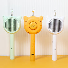 Load image into Gallery viewer, 3 In 1 Pet Hair Removal Comb Cat Teaser Interactive Toy with Red Laser Pointer for Cats Dogs Fur Scraper Tool Pets Accessories