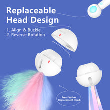 Load image into Gallery viewer, Interactive Cat Toy Feather Teaser Cat-teasing Stick Pet Retractable Refill Replacement Catcher Product for Kitten