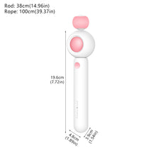 Load image into Gallery viewer, Interactive Cat Toy Feather Teaser Cat-teasing Stick Pet Retractable Refill Replacement Catcher Product for Kitten
