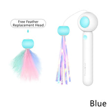 Load image into Gallery viewer, Interactive Cat Toy Feather Teaser Cat-teasing Stick Pet Retractable Refill Replacement Catcher Product for Kitten