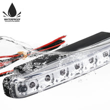 Load image into Gallery viewer, Universal 8LED Car LED Light 12V Daytime Running Light Fog Lamp Driving Light Super Bright White Light Auxiliary Lamp