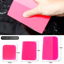 Load image into Gallery viewer, Car Scraper Soft Rubber Window Squeegee Glass Pink Auto Water Vinyl Blade Scraper Home Wrap Tools Office Tint Wiper