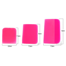 Load image into Gallery viewer, Car Scraper Soft Rubber Window Squeegee Glass Pink Auto Water Vinyl Blade Scraper Home Wrap Tools Office Tint Wiper