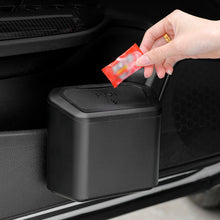 Load image into Gallery viewer, Car Trash Bin Hanging Garbage Dust Case Storage Box Square Pressing Type Vehicle Trash Can Auto Accessories