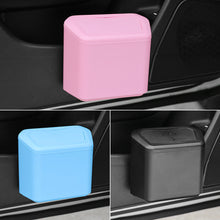 Load image into Gallery viewer, Car Trash Bin Hanging Garbage Dust Case Storage Box Square Pressing Type Vehicle Trash Can Auto Accessories