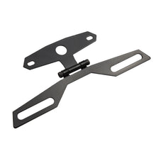 Load image into Gallery viewer, Universal Motorcycle License Plate Bracket Taillight Fixed Folding Number Plate Frame Holder Light Mount Motorbike Parts ATV