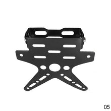 Load image into Gallery viewer, Universal Adjustable Motorcycle License Plate Holder Mount Bracket Alloy Aluminum Registration Number Plate Cover