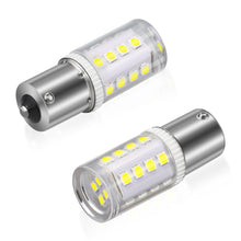 Load image into Gallery viewer, 1PC Car Brake Signal Lights 1156 BA15S LED 1157 BAY15D Bulb 3030 24LEDs Lamp White Yellow Red with Cover Auto 12V