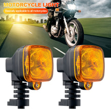 Load image into Gallery viewer, Pair Motorcycle Turn Signal Indicator Front/Rear Light For Honda CG125 ZJ125 Funduro Blinker Lamps