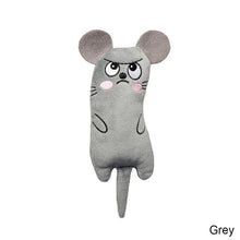 Load image into Gallery viewer, Funny Interactive Plush Cat Toy Cute Cat Face Catnip Cats Toy Kitten Teeth Chewing Biting Plush Toys Cat Plush Thumb Pillow Pet Accessories