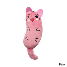 Load image into Gallery viewer, Funny Interactive Plush Cat Toy Cute Cat Face Catnip Cats Toy Kitten Teeth Chewing Biting Plush Toys Cat Plush Thumb Pillow Pet Accessories
