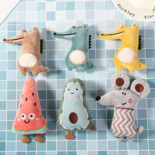 Load image into Gallery viewer, Cartoon Cat Toy Funny Interactive Plush Cute Cats Toy Kitten Teeth Chewing Biting Plush Toys Cat Plush Thumb Pillow Pet Accessories
