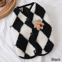 Load image into Gallery viewer, Fashion Plaid Fleece Coat Jack Dog Clothes Bear Vest Dogs Clothing Pet Outfits Cute Winter Yorkies Christmas Costume Small Dogs