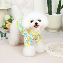 Load image into Gallery viewer, Pet Clothes Classical Lattice Two-legged Clothes Comfortable and Breathable Cat Clothes Puppy Clothes
