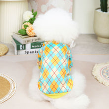 Load image into Gallery viewer, Pet Clothes Classical Lattice Two-legged Clothes Comfortable and Breathable Cat Clothes Puppy Clothes